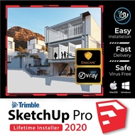 SketchUp Pro 2020 + Vray Next 4.20 - Windows Lifetime Installer