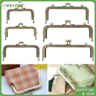 MELENE Purse Frame Kiss Clasp, Bag Hardware Metal Purse Clasp Frame, Mini Vintage Purse Frame Bag Ma