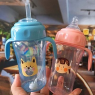 (3 Nipples) 3-step Drinking Milk Bottle Size 11 Ounces