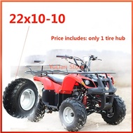 22x10-10 4Ply Snow / Mud Tire Lawnmower Garden Tractor ATV Buggy Go Karts Vacuum Tyre and Wheel Hub 
