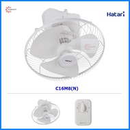 Hatari พัดลมโคจร ส่ายรอบตัว ขนาด 16 นิ้ว รุ่น HA-C16M8(N)