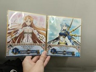 刀劍神域 一番くじ F賞 迷你色紙