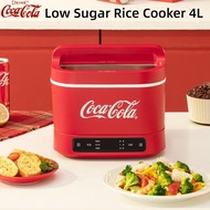 Coca-cola Low-Sugar Rice Cooker 4L Rice Soup Separation Household Rice Cooker 4-6 People Sugar Control Rice Drain Rice Steaming Rice Cooker