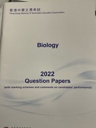 2022 DSE Biology Pastpaper HKEAA