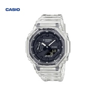 Casio GA-2100HC สายโปร่งใสสำหรับทั้งหญิงและชายนาฬิกาควอตซ์กีฬา G-SHOCK GA-2100SKE