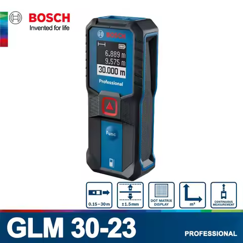 BOSCH New 30-meter Rangefinder GLM 30-23 Infrared Laser Measuring Distance 30M Electronic Ruler