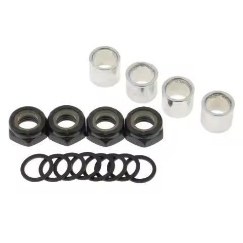16Pcs Longboard Bearing Spacers Washers Hardware Screws Mounting Bolts Se T Four-wheeled Skateboard 