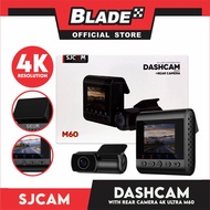 Sjcam M60 Dashcam with Rear Camera 4K Ultra Clear Recording