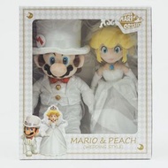 (日本代購)Super Mario & Peach  wedding dolls 瑪利奧/瑪利歐+碧姬公主結婚公仔 (約42cm高)