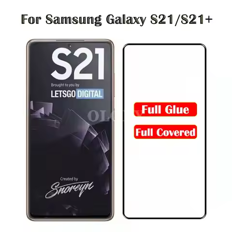 9H Tempered Glass For Samsung Galaxy S21 Plus S 21 Ultra Screen Protector Case On Samsun S21+ S21U G