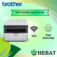 Brother DCP 1610W WiFi, Print, Scan, Copy and Wireless Mono 1610 Laser Printer