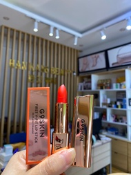 Son Thỏi Lì Chất Siêu Mịn Vỏ Vàng Cao Cấp G9 Skin First V-Fit Lipstick (No 03 - Đỏ cam)