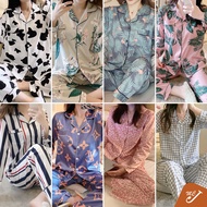 McJoden - JESSICA Set Piyama Lengan Panjang Pakaian Tidur Baju Tidur Wanita Perempuan