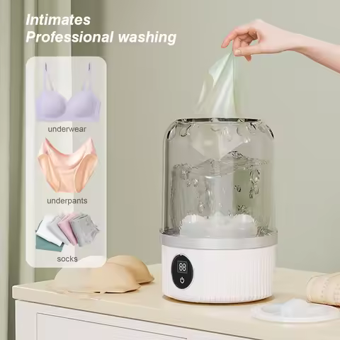 Portable Underwear Cleaner Wireless Washing Machine Mini Socks Washing Machine 2-speed Time Special 