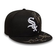 AA Quality Chicago White Sox MLB Zodiac Black 59FIFTY Fitted Cap Hip Hop Hat Fashion Accessory