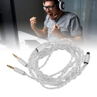 Qiilu High Compatibility 49.21 Inch Length Headphone Y Splitter Cable for Computer 3.5mm Male to 2.5