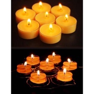 BUTTER CANDLE 28v/box of 1 tablet burns 4 hours - xinxin hong standard candle