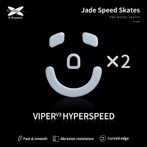 X-Raypad Jade Speed Mouse Skates for Razer Viper V3 HyperSpeed