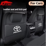 1pc PU Leather Toyota Rush Car Seat Kid Protector Anti-Kick Mat Pad Car Seat Back Children Waterproo