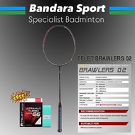 FELET BRAWLERS 02 31 LBS Badminton Racket