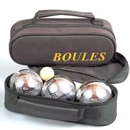 เปตอง BOULES ชุด 12 ลูก พร้อมลูกแก่น 4 ลูก (ลาย 6/ เกลี้ยง 6)