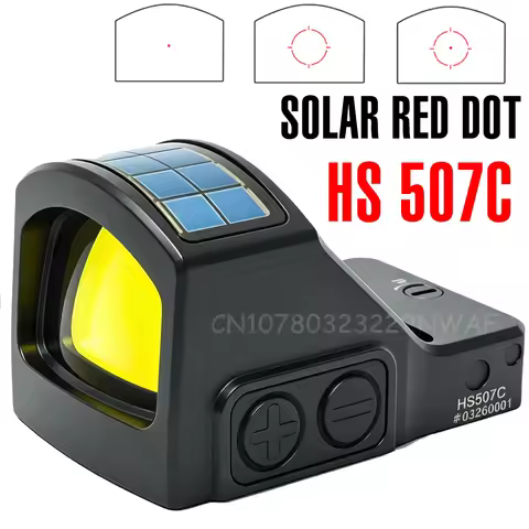 New HS 507C/507K Solar Red Dot Three Mutation Points Sight for Rm* Hole Spacing with Motion Sensing 