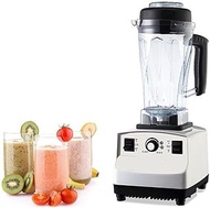 Commercial Ice Crusher, 2L High Power Blender, Stainless Steel 6 Blade Knife, Self Cleaning, Soundproof Ice Breaker for Smoothies, Ice and Frozen Fruits