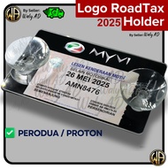 Roadtax Holder Car Road Tax Frame Pemegang Kertas Cukai Kereta Logo Berwarna Colorful 路税支架