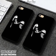 OPPO A39 Case Old OPPO A57/ - OPPO A57 Softcase OPPO A39 Black Motif/ - Casing OPPO A39hp - Silicone