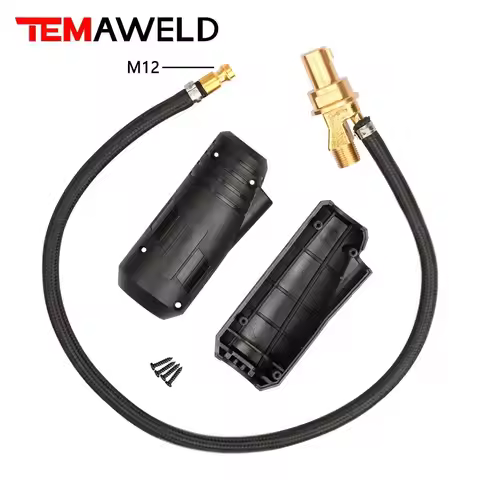 DKJ35-50 M12 TIG Welding Cable connector TIG Torch Plug with Argon gas hose Fit WP9 WP17 WP18 WP20 W