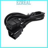 EZR IEC320 C19 Female Port Extension Cable 3Pin Connectors IEC320-C19 to IEC320-C20 Converters Adapt