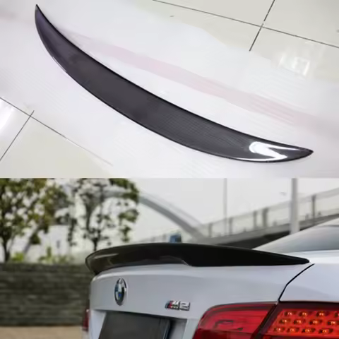 P Style For Bmw E92 Spoiler 3 Series 2 Door E92 M3 & E93 Coupe Carbon Spoiler Performance Style 2005