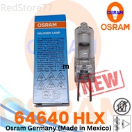 NEW PACKING, MADE IN MEXICO. 100% OSRAM 64640 HLX 24V 150W HALOGEN BULB. G6.35 HALOGEN DIAPLAY/OPTIC
