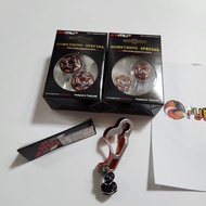 ชุด3ชิ้น จีออโน่ GIORNO มือลิง สีส้ม NUI + ปลายแฮนด์ คามูอิ สีส้ม + อุดกระจก คามูอิ สีส้ม งานCNC โปร