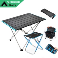 Outdoor Table With Chair Portable Foldable Table Travel Picnic Table Aluminum Alloy Foldable Chair