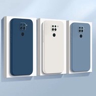 Solid color phone case Redmi NOTE 9 Full Protect Camera Lens Shockproof TPU Jelly Soft cover C7K