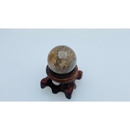 [Yuansheng Crystal] [Clearing Stock] (J971) (without Seat) Pink Crystal Crystal Ball Good Luck Pure 