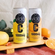 Ready Stock / CC SnackBar / Vida Vitamin C 1000MG Sparking Drink 325ml - Lemon / Orange