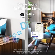 Tracker Tags-2 Pack Tracker Tag Work with Apple Find My (iOS 14.6 Above Only) Tag Smart Tag Item Fin