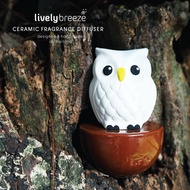 LIVELY BREEZE Blinky Owl Ceramic Fragrance Diffuser เซรามิคกระจายกลิ่นหอมรูปนกฮูกบลิงกี้