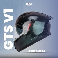 Gille Helmet 135 GTS V1 ANDROMEDA CHAMELEON Motorcycle Helmets Full Face Dual Visor Free Iridium Len