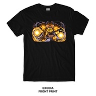 Exodia Yu-Gi-Oh Series T-Shirt (Singapore 3-5 Days Delivery) YAMI YUGI YUGIOH Front Print Crafter Te