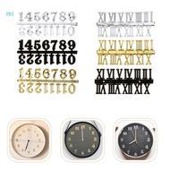 pri DIY Clock Numbers Arabic Roman Numerals DIY Digital Clock Numbers Replacement