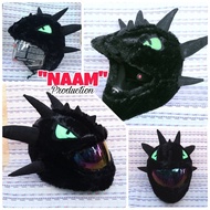 Dragon Helmet Cover, Dragon Furry