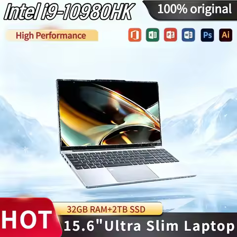 Intel Core i9 10980HK 15.6 Inch Gaming Laptop 32GB RAM 2TB SSD Fingerprint Unlock 4K WiFi 6 Ultraboo