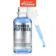 Copper Peptide Facial Serum GHK-Cu Hyaluronic Acid Lightweight Hydrating