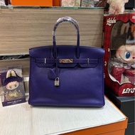 Hermes birkin 35,STAMP 口N,iris