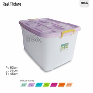 BSM Jumbo 150 Liter EZY Container Box Multipurpose Storage Box Food Container for Moving Clothes 52 