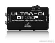 Behringer : ULTRA-DI DI400P ( DI Box แบบ Passive ไม่ต้องใช้ถ่าน คุณภาพดี )