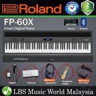 Roland FP-60X 88 Key Digital Piano with SuperNATURAL PHA-4 Keyboard and Bluetooth Black (FP60X FP60